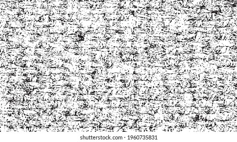 Abstract vector noise. Small particles of debris and dust. Distressed uneven background. Grunge texture overlay with rough and fine grains isolated on white background. Vector illustration. EPS10.