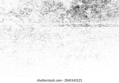 Abstract vector noise. Small particles of debris and dust. Distressed uneven background. Grunge texture overlay with rough and fine grains isolated on white background. Vector illustration. EPS10.