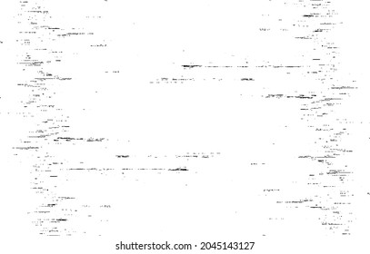 Abstract vector noise. Small particles of debris and dust. Distressed uneven background. Grunge texture overlay with rough and fine grains isolated on white background. Vector illustration. EPS10.