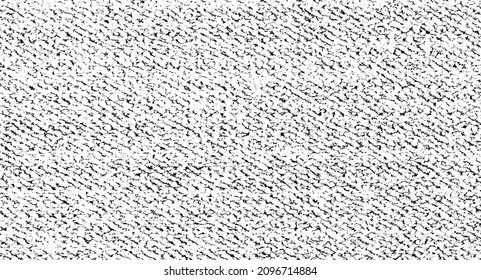 Ruido vector abstracto. Pequeñas partículas de desechos y polvo. Antecedentes desiguales. La textura gruesa se recubre con granos ásperos y finos aislados sobre fondo blanco. Ilustración vectorial. EPS10.