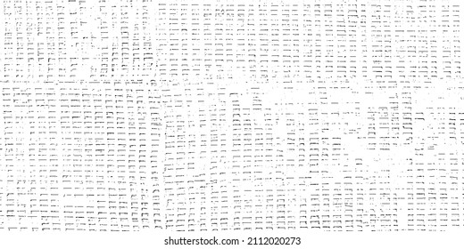 Abstract vector noise. Small particles of debris and dust. Distressed uneven background. Grunge texture overlay with rough and fine grains isolated on white background. Vector illustration. EPS10.