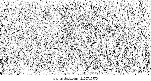 Abstract vector noise. Small particles of debris and dust. Distressed uneven background. Grunge texture overlay with rough and fine grains isolated on white background. Vector illustration. EPS10.