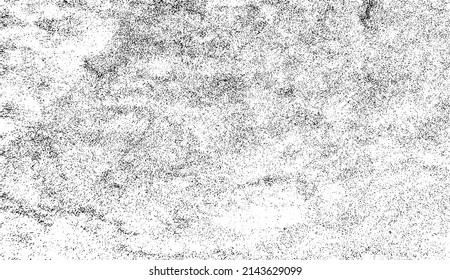 Abstract vector noise. Small particles of debris and dust. Distressed uneven background. Grunge texture overlay with rough and fine grains isolated on white background. Vector illustration. EPS10.