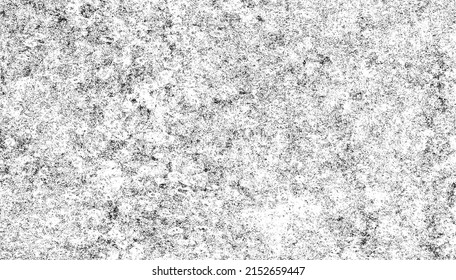 Abstract vector noise. Small particles of debris and dust. Distressed uneven background. Grunge texture overlay with rough and fine grains isolated on white background. Vector illustration. EPS10.