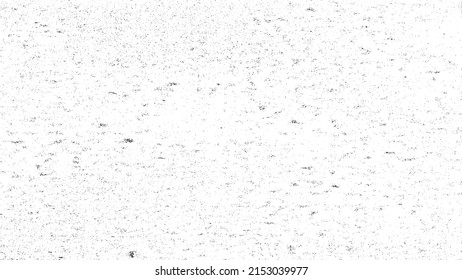 Abstract vector noise. Small particles of debris and dust. Distressed uneven background. Grunge texture overlay with rough and fine grains isolated on white background. Vector illustration. EPS10.