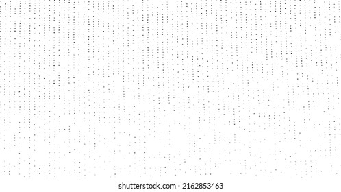 Abstract vector noise. Small particles of debris and dust. Distressed uneven background. Grunge texture overlay with rough and fine grains isolated on white background. Vector illustration. EPS10.