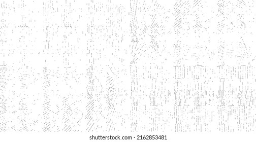 Ruido vector abstracto. Pequeñas partículas de desechos y polvo. Antecedentes desiguales. La textura gruesa se recubre con granos ásperos y finos aislados sobre fondo blanco. Ilustración vectorial. EPS10.