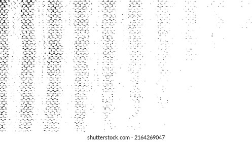 Ruido vector abstracto. Pequeñas partículas de desechos y polvo. Antecedentes desiguales. La textura gruesa se recubre con granos ásperos y finos aislados sobre fondo blanco. Ilustración vectorial. EPS10.