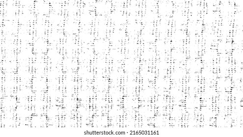Abstract vector noise. Small particles of debris and dust. Distressed uneven background. Grunge texture overlay with rough and fine grains isolated on white background. Vector illustration. EPS10.