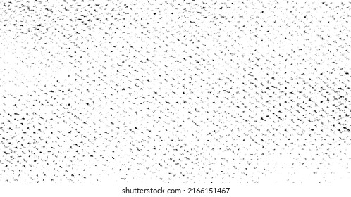 Abstract vector noise. Small particles of debris and dust. Distressed uneven background. Grunge texture overlay with rough and fine grains isolated on white background. Vector illustration. EPS10.