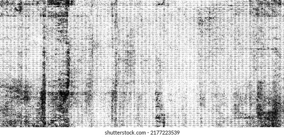 Abstract vector noise. Small particles of debris and dust. Distressed uneven background. Grunge texture overlay with rough and fine grains isolated on white background. Vector illustration. EPS10.