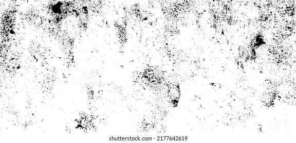 Abstract vector noise. Small particles of debris and dust. Distressed uneven background. Grunge texture overlay with rough and fine grains isolated on white background. Vector illustration. EPS10.