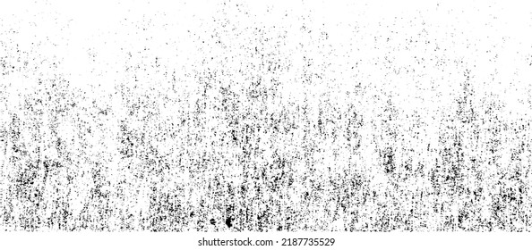 Abstract vector noise. Small particles of debris and dust. Distressed uneven background. Grunge texture overlay with rough and fine grains isolated on white background. Vector illustration. EPS10.