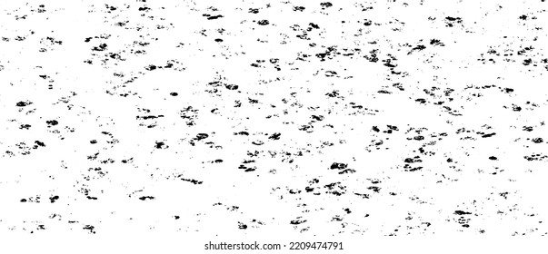 Abstract vector noise. Small particles of debris and dust. Distressed uneven background. Grunge texture overlay with rough and fine grains isolated on white background. Vector illustration. EPS10.