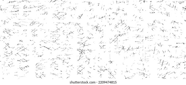 Ruido vector abstracto. Pequeñas partículas de desechos y polvo. Antecedentes desiguales. La textura gruesa se recubre con granos ásperos y finos aislados sobre fondo blanco. Ilustración vectorial. EPS10.