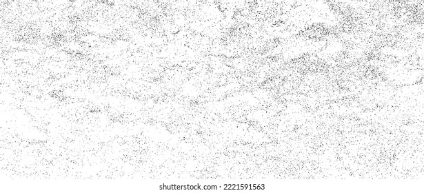 Abstract vector noise. Small particles of debris and dust. Distressed uneven background. Grunge texture overlay with rough and fine grains isolated on white background. Vector illustration. EPS10.