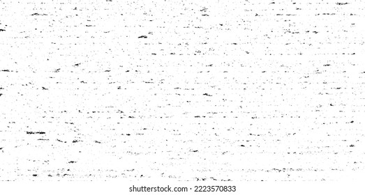 Abstract vector noise. Small particles of debris and dust. Distressed uneven background. Grunge texture overlay with rough and fine grains isolated on white background. Vector illustration. EPS10.