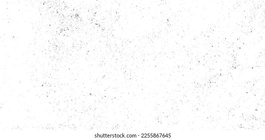 Abstract vector noise. Small particles of debris and dust. Distressed uneven background. Grunge texture overlay with rough and fine grains isolated on white background. Vector illustration. EPS10.
