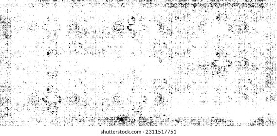 Abstract vector noise. Small particles of debris and dust. Distressed uneven background. Grunge texture overlay with fine grains isolated on white background. Vector illustration. EPS10.