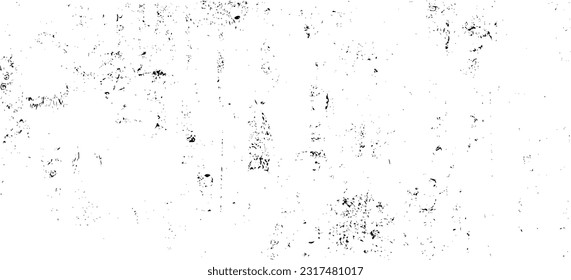 Abstract vector noise. Small particles of debris and dust. Distressed uneven background. Grunge texture overlay with fine grains isolated on white background. Vector illustration. EPS10.