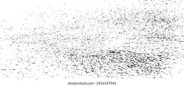 Abstract vector noise. Small particles of debris and dust. Distressed uneven background. Grunge with fine grains isolated on white background. Vector illustration. EPS10.