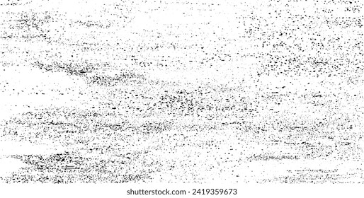 Abstract vector noise. Small particles of debris and dust. Distressed uneven background. Grunge texture overlay with rough and fine grains isolated on white background. Vector illustration. EPS10.