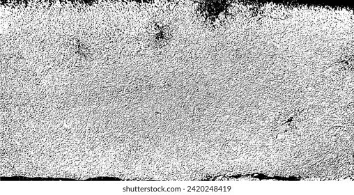 Abstract vector noise. Small particles of debris and dust. Distressed uneven background. Grunge texture overlay with rough and fine grains isolated on white background. Vector illustration. EPS10.