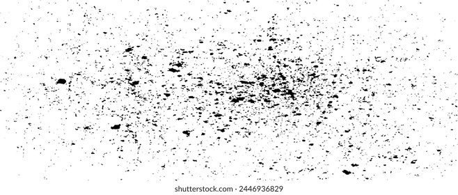 Abstract vector noise. Small particles of debris and dust. Distressed uneven background. Grunge with fine grains isolated on white background. Vector illustration. EPS10.