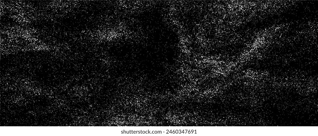 Abstract vector noise. Small particles of debris and dust. Distressed uneven background. Grunge texture overlay with rough and fine grains isolated on white background. Vector illustration. EPS10.