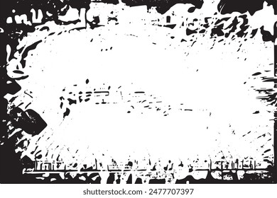 Abstract vector noise | Small particles of debris and dust | Distressed uneven background | Grunge texture overlay with rough and fine grains isolated on white background | Vector illustrations