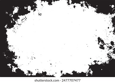 Abstract vector noise | Small particles of debris and dust | Distressed uneven background | Grunge texture overlay with rough and fine grains isolated on white background | Vector illustrations