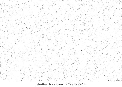Abstract Vector Noise of Small Particles and Dust Distressed Uneven Background Grunge Texture in Black and White  