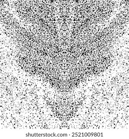 Ruído abstrato do vetor. Pequenas partículas de detritos e poeira. Fundo irregular angustiado. Cobertura de textura grunge com grãos ásperos e finos isolados sobre fundo branco. Ilustração vetorial. EPS10