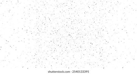 Ruído abstrato do vetor. Pequenas partículas de detritos e poeira. Partículas de ruído dos grãos. Efeito branco enferrujado. Design Grunge