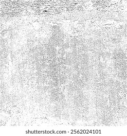 Abstract vector noise. Small particles of debris and dust. Distressed uneven background. Grunge texture overlay with rough and fine grains isolated on white background. Vector illustration. EPS10.