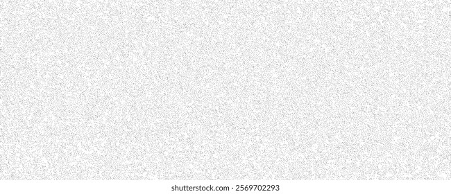 Abstract vector noise. Small particles of debris and dust. Distressed uneven background. Grunge texture overlay with fine grains isolated on white background.