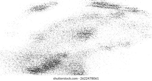 Abstract vector noise. Small particles of debris and dust. Distressed uneven background. Vector Illustration. 