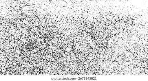 Ruído abstrato do vetor. Pequenas partículas de detritos e poeira. Fundo irregular angustiado. Grunge com grãos finos isolados sobre fundo branco. Ilustração vetorial. EPS10