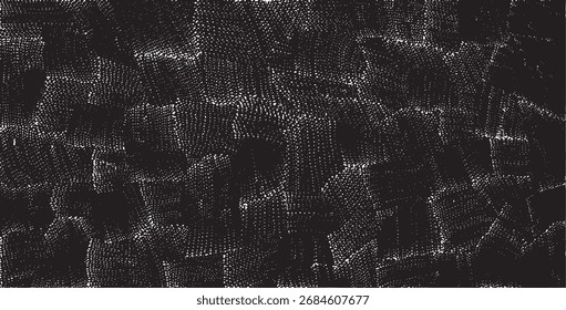 Abstract vector noise. Small particles of debris and dust. Distressed uneven background. Grunge with fine grains isolated on white background. Vector illustration. EPS10.