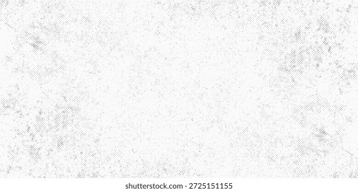 Ruido Abstractas del Vector. Pequeñas partículas de escombros y polvo. Angustiado fondo desigual. Superposición de textura grunge con granos ásperos y finos aislados sobre fondo blanco