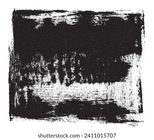 Abstract vector noise texture in form of square. Dust overlay, stipple, small dots. Hand drawn distressed uneven background. Dark noise granules. Subtle grunge texture overlay with fine particle