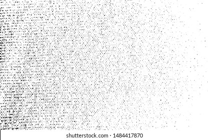 Abstract vector noise vanishing. Subtle grunge texture overlay with fine particles isolated on a white background. EPS10.