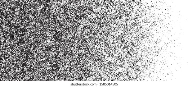 Abstract vector noise vanishing. Subtle grunge texture overlay with fine particles isolated on a white background. EPS10.