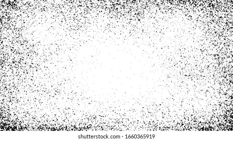 Se desvanece el ruido abstracto vectorial. Sutil textura de granulado con partículas finas aisladas sobre un fondo blanco. EPS10.