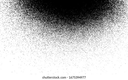 Abstract vector noise vanishing. Subtle grunge texture overlay with fine particles isolated on a white background. EPS10.