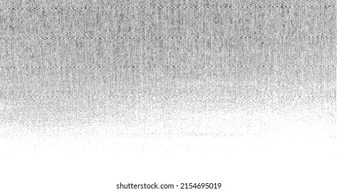 Abstract vector noise vanishing. Subtle grunge texture overlay with fine particles isolated on a white background. EPS10.