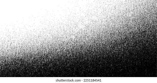 Desvanecimiento abstracto del ruido vectorial. Sutil superposición de textura de grunge con partículas finas aisladas sobre un fondo blanco. EPS10.