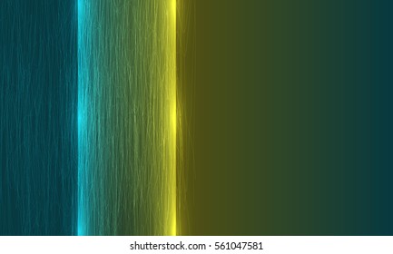 Abstract vector object with lines and lightning
