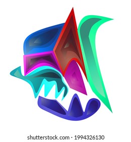 abstract vector on white background