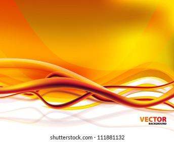 abstract vector orange background